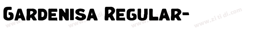 Gardenisa Regular字体转换 Gardenisa Regular字体转换